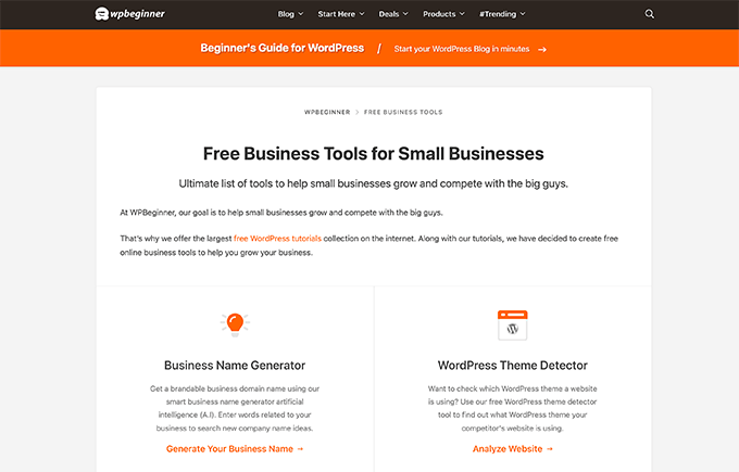 Free Business Tools for Small Businesses