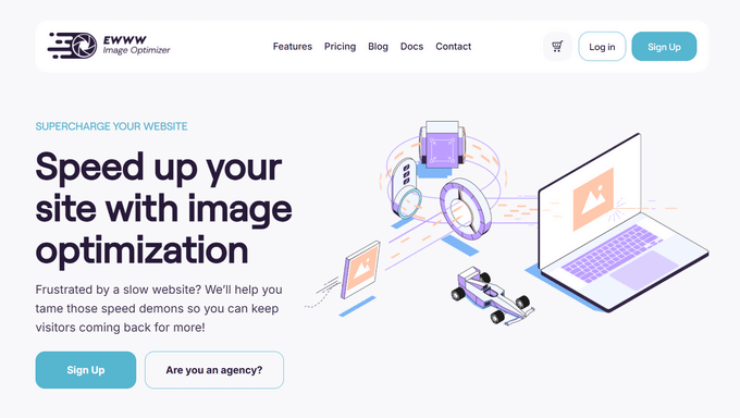 Optimizator de imagini EWWW