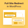 Full site redirect in WordPress