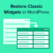 How to Restore Classic Widgets (Disable Widget Blocks) in WordPress