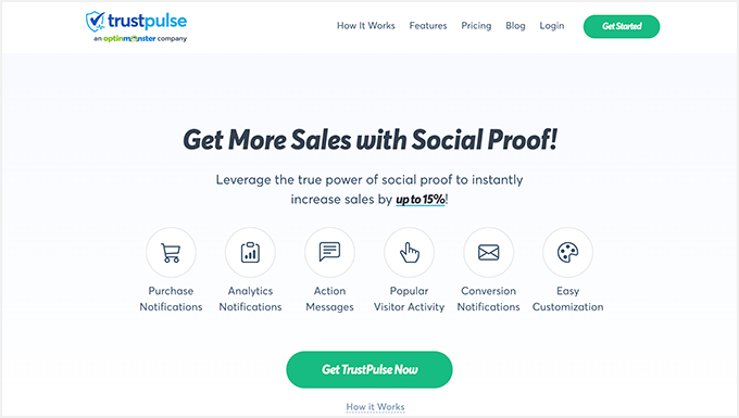 Il plugin TrustPulse per la social proof e l'attività in tempo reale