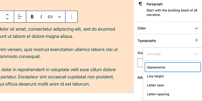 Controlli tipografici