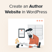 How to Create an Author Website in WordPress