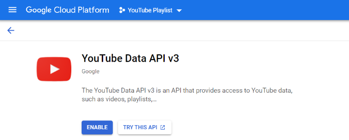 YouTube API 사용