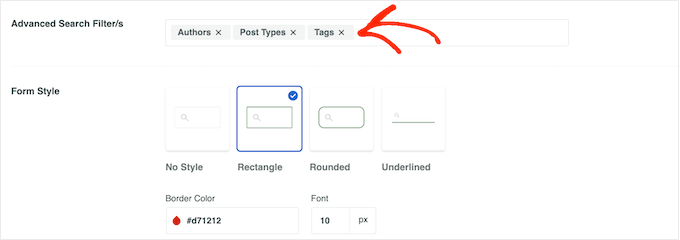 Creating an advanced search form in WordPress