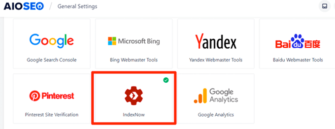 AIOSEO IndexNow WordPress