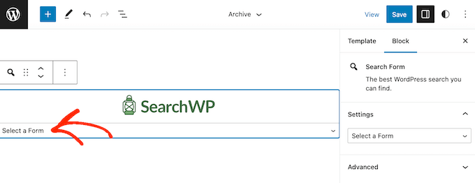 Showing different search form widgets in WordPress