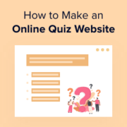 How to Make an Online Quiz Website (Step by Step)