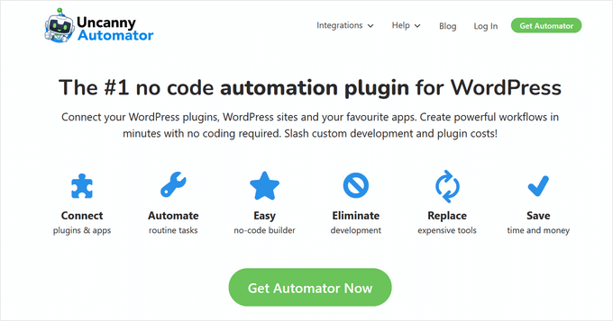WebHostingExhibit uncanny-automator-website 9 Best WordPress Zapier Plugins (Expert Pick for 2023)  