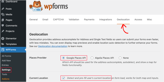 Wybierz dostawcę geolokalizacji Wybierz dostawcę geolokalizacji