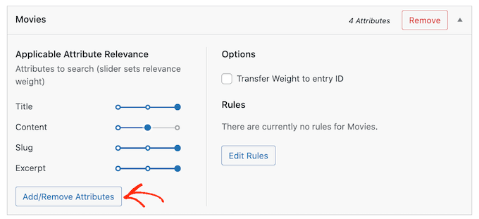 Adding custom post type attributes to WordPress search