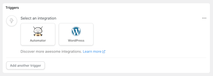 The WordPress automated workflow triggers