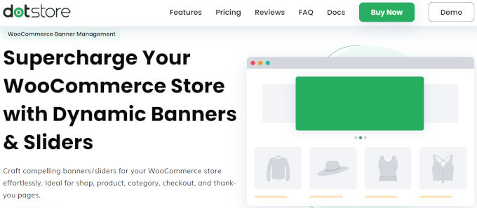WooCommerce Banner Management plugin