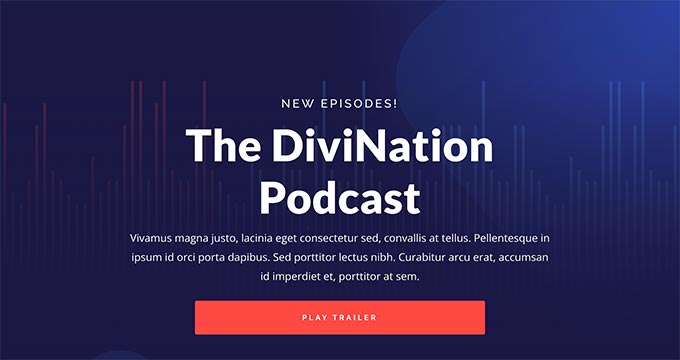 Divi Podcast WordPress Theme
