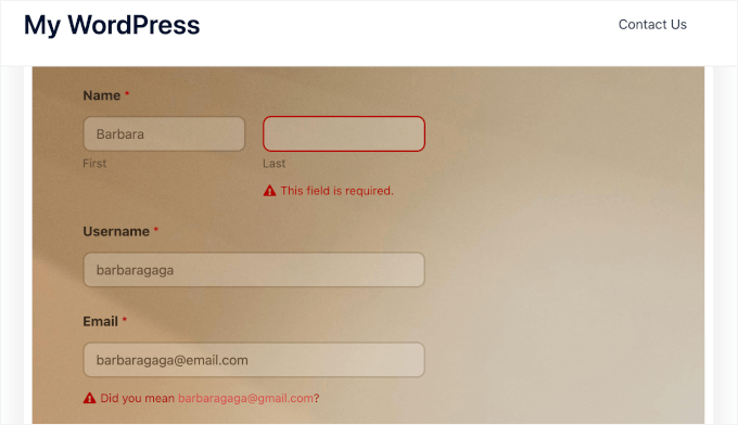 Kullanıcı kaydı test gönderimi Kullanıcı kaydı test gönderimi