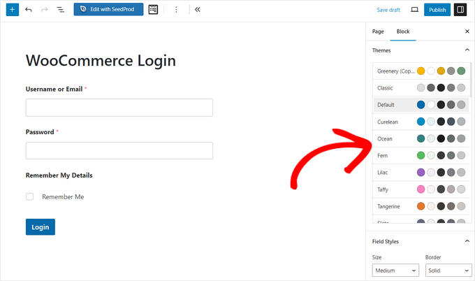 Customize WooCommerce login form