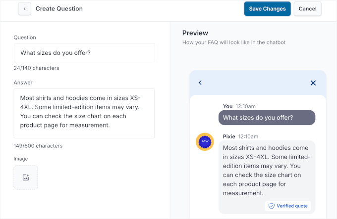 Adding FAQ to Telegram chat Adding FAQ to Telegram chat