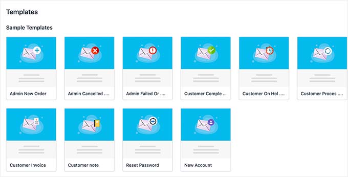 Plantillas prediseñadas