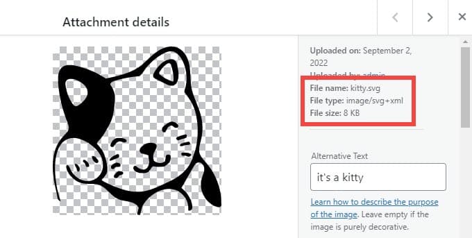 It's a kitty svg that was uploaded thanks to WPCode's library snippet