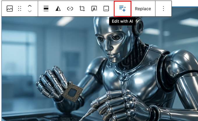AIOSEO - Edit image using AI