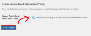 How to Disable WordPress Admin Email Verification Notice