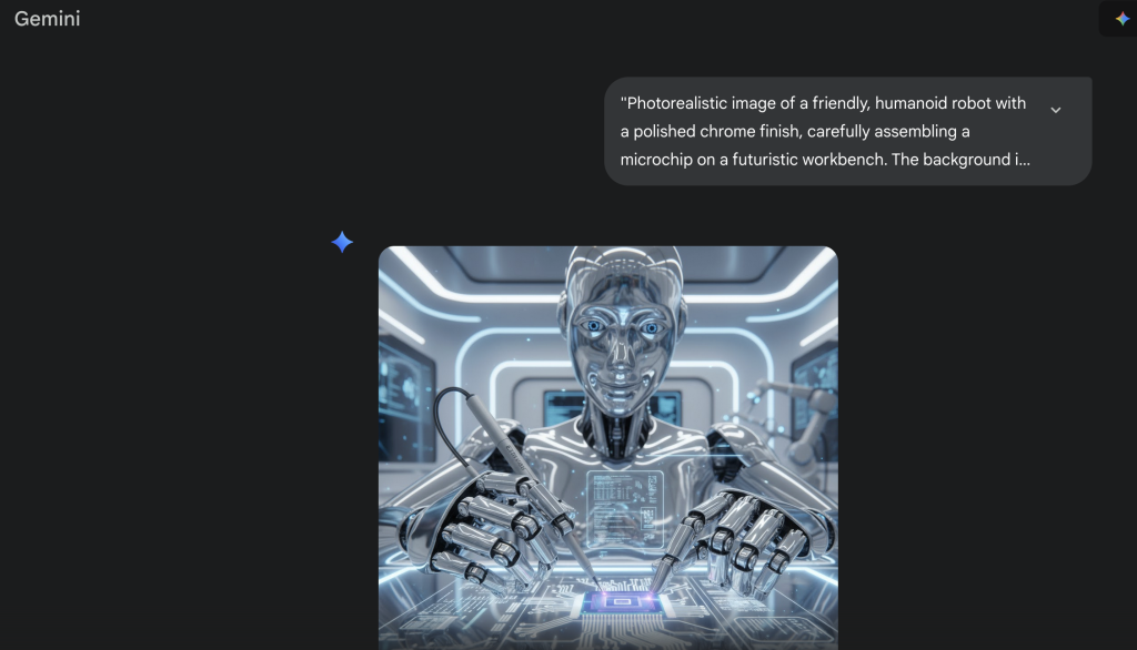 Using Nano Banana in Gemini to generate AI images
