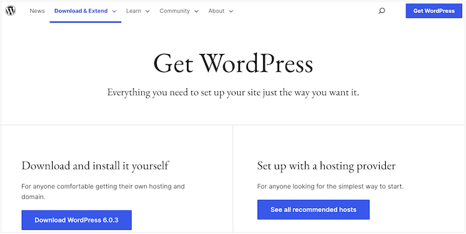 WordPress 网站构建器