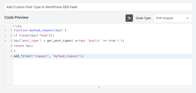 Adding custom post type to RSS feeds