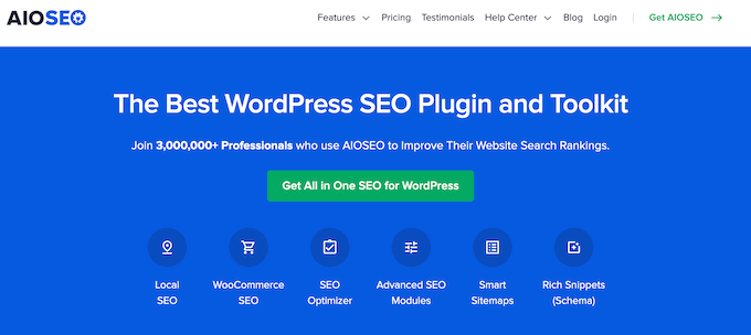 适用于 WordPress 的 AIOSEO SEO 插件