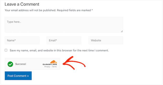 Создание управляемого турникета Cloudflare CAPTCHA