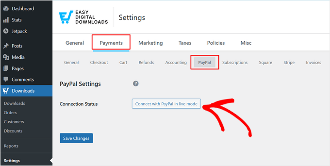 Configurarea gateway-ului de plată PayPal