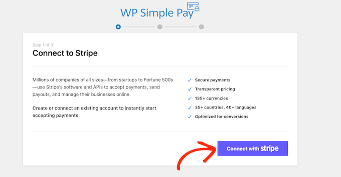 如何将 WP Simple Pay 连接到 Stripe