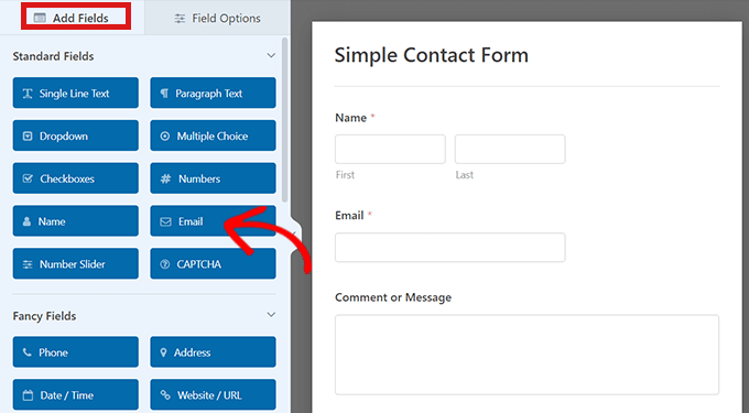 WebHostingExhibit contact-form-in-form-builder How to Connect Salesforce to Your WordPress Forms  