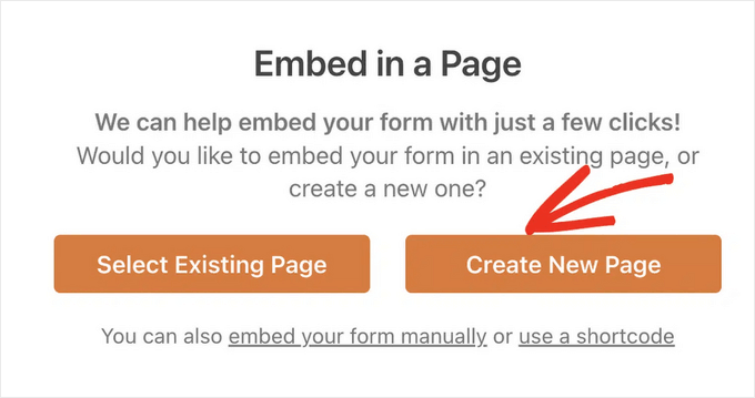Creează o pagină nouă pentru testul tău