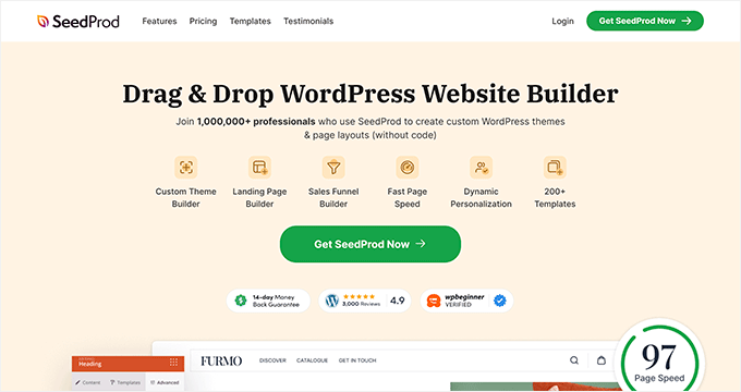 SeedProd WordPress 网站建设者