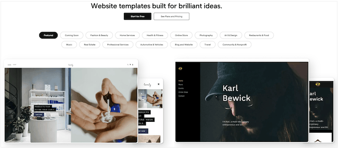 GoDaddys webbplatsmallbibliotek GoDaddys webbplatsmallbibliotek