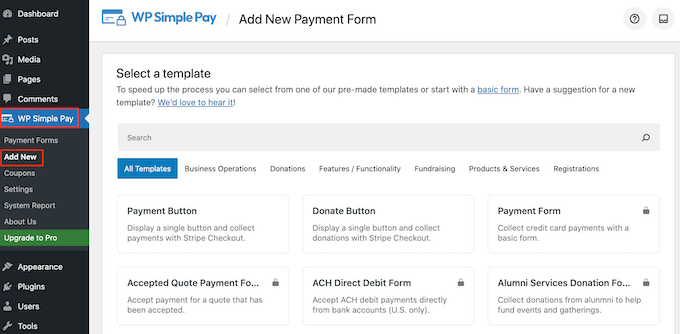 使用 WP Simple Pay 添加立即购买按钮