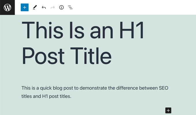 WebHostingExhibit titlesh1titleexample SEO Title vs H1 Post Title in WordPress: What’s the Difference?  