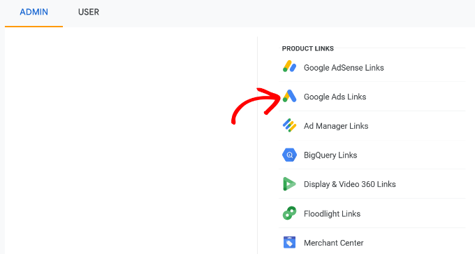 Click on Google ads links