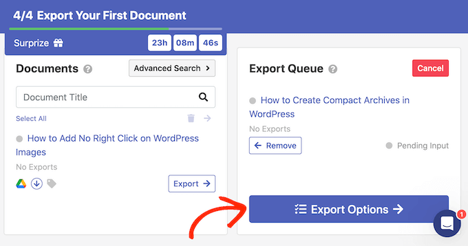 WebHostingExhibit export-options-wordable How to Easily Import Google Docs to WordPress (4 Ways)  