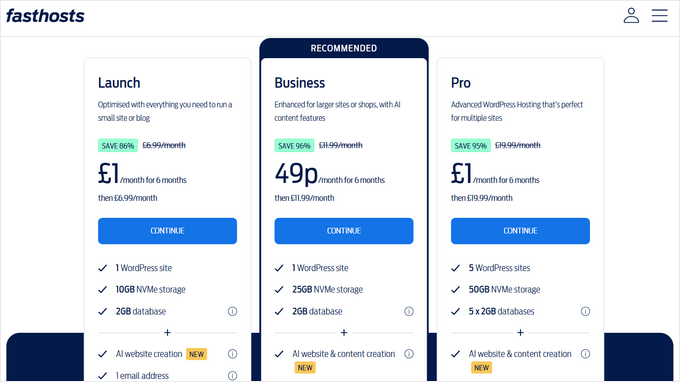 Fasthosts Preispläne Fasthosts Preispläne