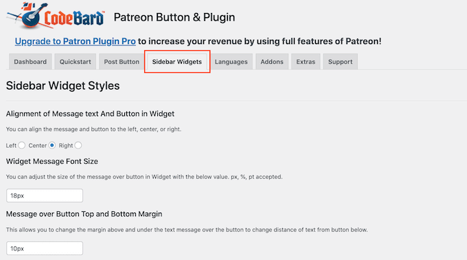 将 Patreon 按钮添加到 WordPress 侧边栏