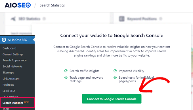 Connect Google Search Console
