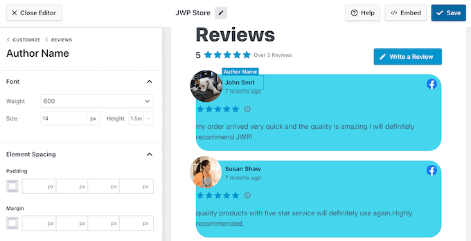 Creating a boxed review style in WordPress