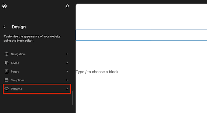 How to edit a block-based template using the full-site editor (FSE)