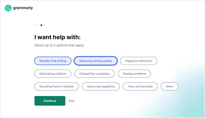 Grammarly help with content