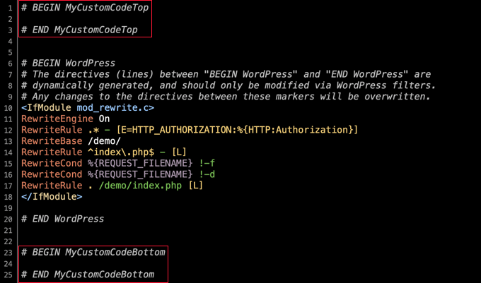 You Can Create Your Own Markers in .htaccess for Your Custom Rules