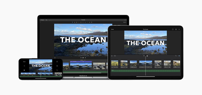 iMovie for Mac and iOS devices
