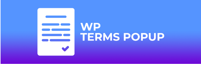 WP terms popup