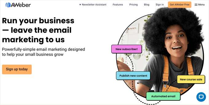 AWeber otomatik yanıtlayıcı aracı